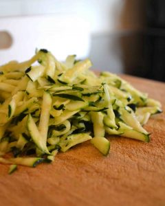 Zucchini Porrdige_Zubereitung